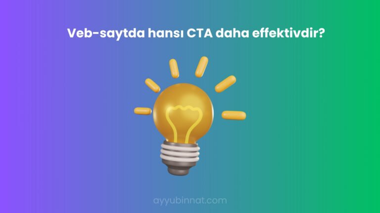 Google Tag Manager ilə cta_click event-i necə qurulur?